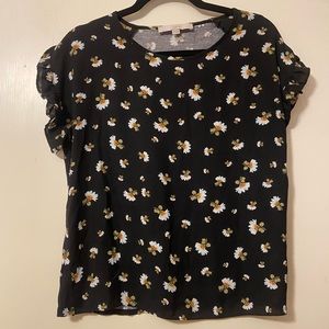 LOFT Flower Print Blouse